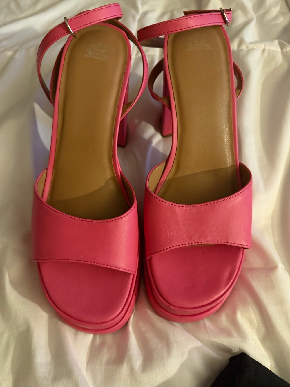 Wild Fable Pink Platform Block Heel Sandals - Size 11 - Worn Once